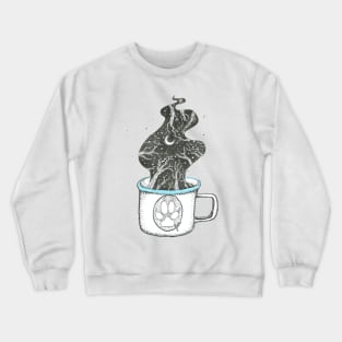 Camping nightcap Crewneck Sweatshirt